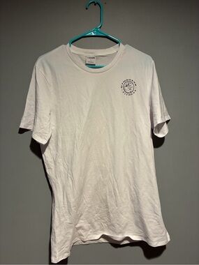 White Gymshark Graphic Tee